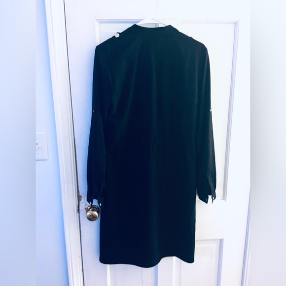CK Calvin Klein Black Button Down Dress - Picture 5 of 11